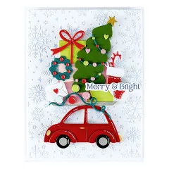 Spellbinders Etched Dies - Wonderland - Yuletide Ride