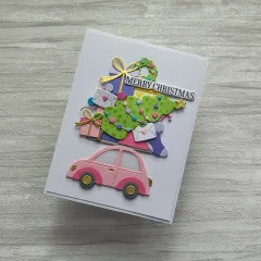 Spellbinders Etched Dies - Wonderland - Yuletide Ride