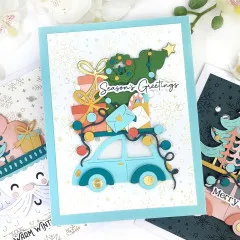 Spellbinders Etched Dies - Wonderland - Yuletide Ride