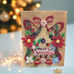 Spellbinders Etched Dies - Merry Moments - Gifting Bow