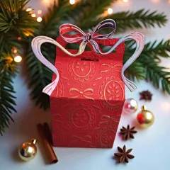 Spellbinders Etched Dies - Merry Moments - Gifting Bow