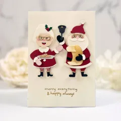 Spellbinders Etched Dies - Simon Hurley - North Pole Friends - Santa's Elves