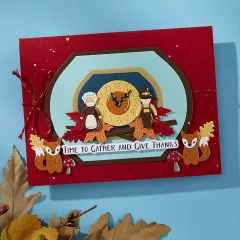 Spellbinders Etched Dies - Cuckoo Cottage - Harvest Time