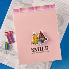 Spellbinders Etched Dies - Say Cheese Classic Pooh Birthday - Make A Wish!