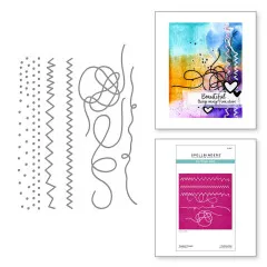 Spellbinders Etched Dies - Beautifully Imperfect - Tangled Threads