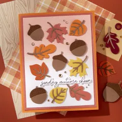 Spellbinders Etched Dies - Autumn Archives - Falling Leaves