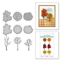 Spellbinders Etched Dies - Autumn Archives - Changing Trees