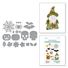 Spellbinders Etched Dies - 3D Felt Décor - Autumn & Halloween Embellishments