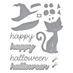 Spellbinders Etched Dies - Simon Hurley - Spooktacular - Bewitched