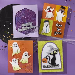 Spellbinders Etched Dies - Simon Hurley - Spooktacular - Bewitched