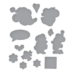 Spellbinders Etched Dies - Say Cheese Classic Mouse - Christmas