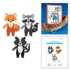 Spellbinders - Cutting Dies - Summer Camp - Trailside Trio by Allison Frazier