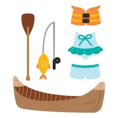 Spellbinders - Cutting Dies - Summer Camp - Splash Days by Allison Frazier