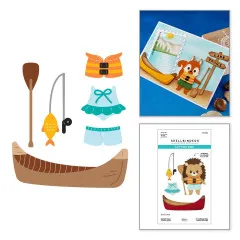 Spellbinders - Cutting Dies - Summer Camp - Splash Days by Allison Frazier