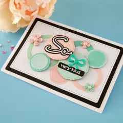 Spellbinders Etched Dies - Summertime - Ripped Edge Circles by Lisa Horton