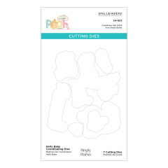 Spellbinders Etched Dies - Say Cheese Classic Pooh Baby - Hello Baby