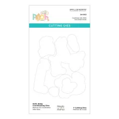 Spellbinders Etched Dies - Say Cheese Classic Pooh Baby - Hello Baby