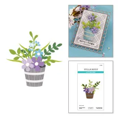 Spellbinders Etched Dies - Summertime - Garden Planter by Lisa Horton