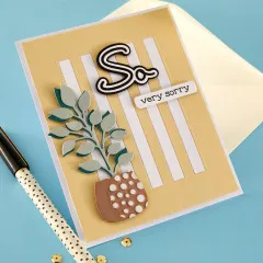 Spellbinders Etched Dies - Containers and Foliage by Lisa Horton