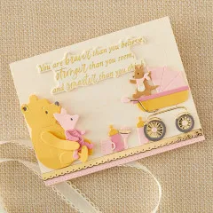 Spellbinders Etched Dies - Say Cheese Classic Pooh Baby - Baby Accessories