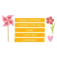 Spellbinders Etched Dies - Pink Lemonade - Stand Tags