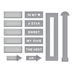 Spellbinders Etched Dies - Birthday Celebrations - Pick Your Greeting Slider