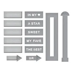 Spellbinders Etched Dies - Birthday Celebrations - Pick Your Greeting Slider