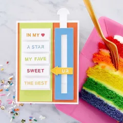 Spellbinders Etched Dies - Birthday Celebrations - Pick Your Greeting Slider