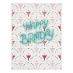 Spellbinders Etched Dies - Birthday Celebrations - Stitched Fanfare