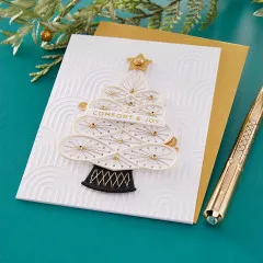 Spellbinders Etched Dies - Stitched Christmas Tree