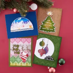 Spellbinders Etched Dies - Retro Holiday