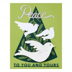 Stampendous Etched Dies - Peace Dove