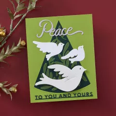 Stampendous Etched Dies - Peace Dove