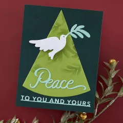 Stampendous Etched Dies - Peace Dove