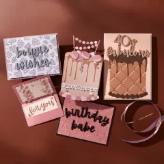 Spellbinders Etched Dies - Ganache Gateau