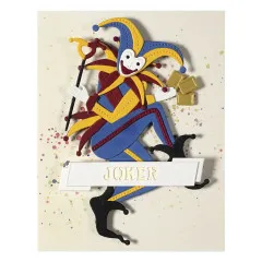 Spellbinders Etched Dies - Wild Joker