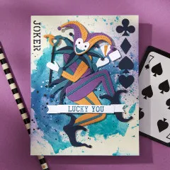 Spellbinders Etched Dies - Wild Joker