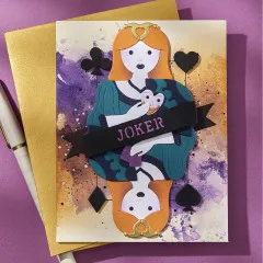 Spellbinders Etched Dies - Wild Joker