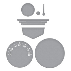 Spellbinders Etched Dies - Classic Road Legends - Speedometer