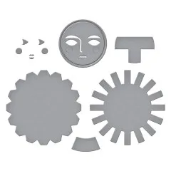 Spellbinders Etched Dies - La Dolce Vita - Under the Sun