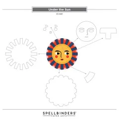 Spellbinders Etched Dies - La Dolce Vita - Under the Sun