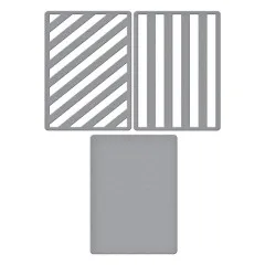 Spellbinders Etched Dies - All About Christmas - Lots of Stripes