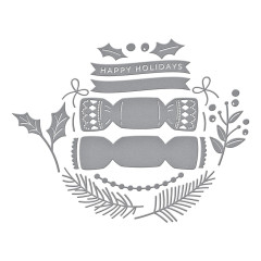 Spellbinders Etched Dies - City Holiday - Christmas Cracker