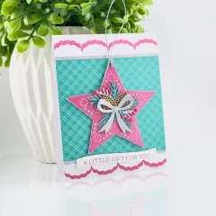 Spellbinders Etched Dies - Country Christmas - Barn Star Wreath