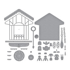 Spellbinders Etched Dies - Cuckoo Cottage - Cuckoo Cottage