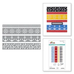 Spellbinders Etched Dies - Say Cheese Classic Mouse - Borders