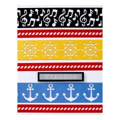 Spellbinders Etched Dies - Say Cheese Classic Mouse - Borders