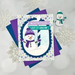 Spellbinders Etched Dies - Simon Hurley - North Pole Friends - North Pole Sentiments