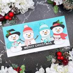 Spellbinders Etched Dies - Simon Hurley - North Pole Friends - North Pole Sentiments