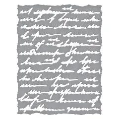 Spellbinders Etched Dies - Beautifully Imperfect - Deckled Edge Script